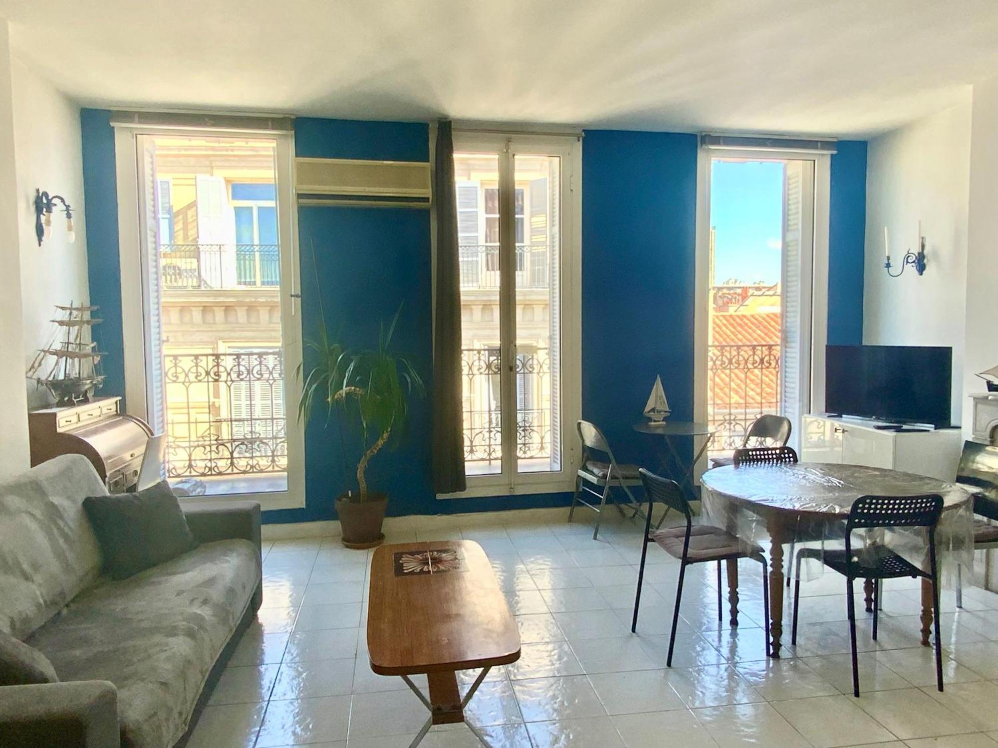 Vieux Port Appartement Maritime De 72M² Et Balcon Marseille Kültér fotó